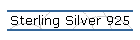 Sterling Silver 925
