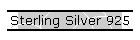 Sterling Silver 925